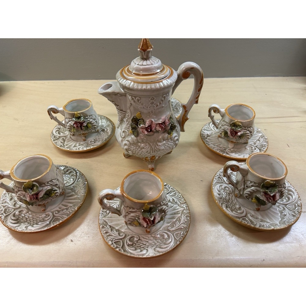 Vintage Capodimonte Tea Set